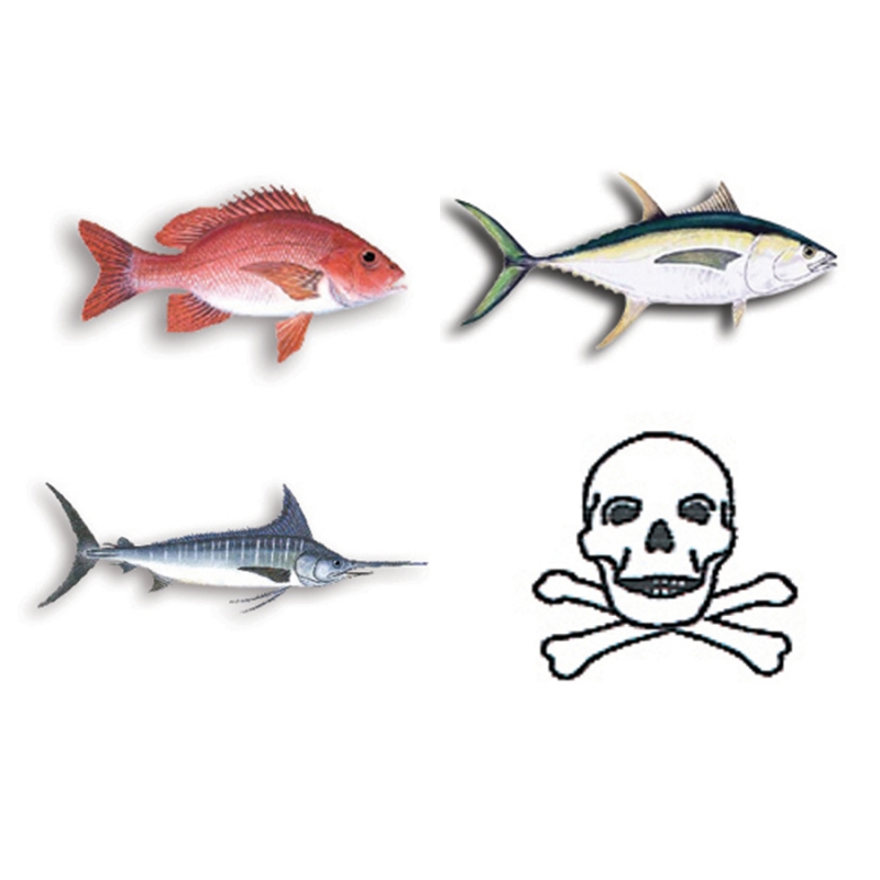 American Tackle Fish Αυτοκόλλητα American Tackle Fish Αυτοκόλλητα