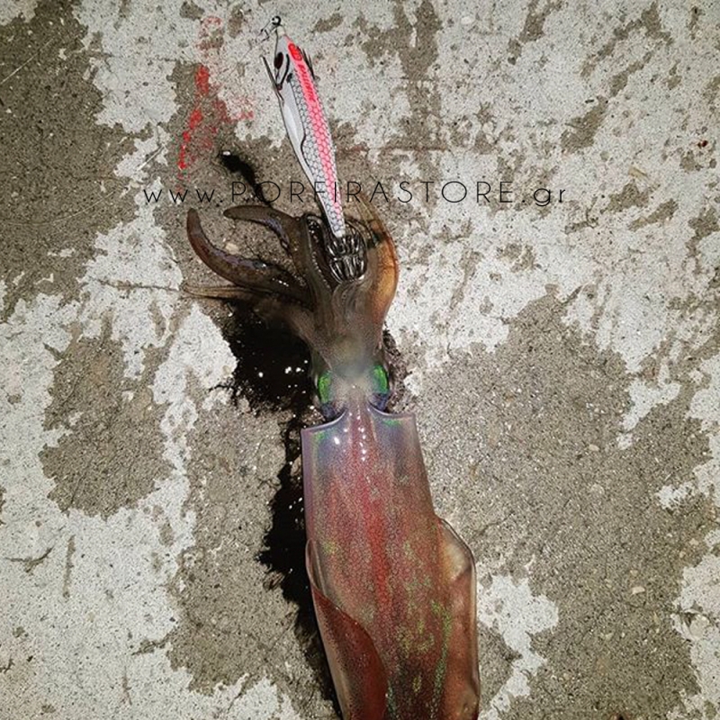 DTD Καλαμαριέρα Ballistic White Killer 3.0 - 90mm - 14.2gr Κόκκινη