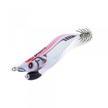 DTD Καλαμαριέρα Ballistic White Killer Egi Red