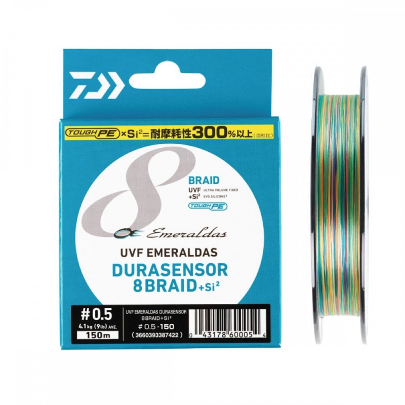Daiwa Νήμα Emeraldas Durasensor 150m 8-Braid Multicolor Daiwa Νήμα Emeraldas Durasensor 150m 8-Braid Multicolor