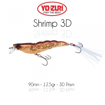 Yozuri 3D Shrimp 90mm