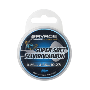 Savage Gear Πετονιά Super Soft Fluorocarbon Egi 25m